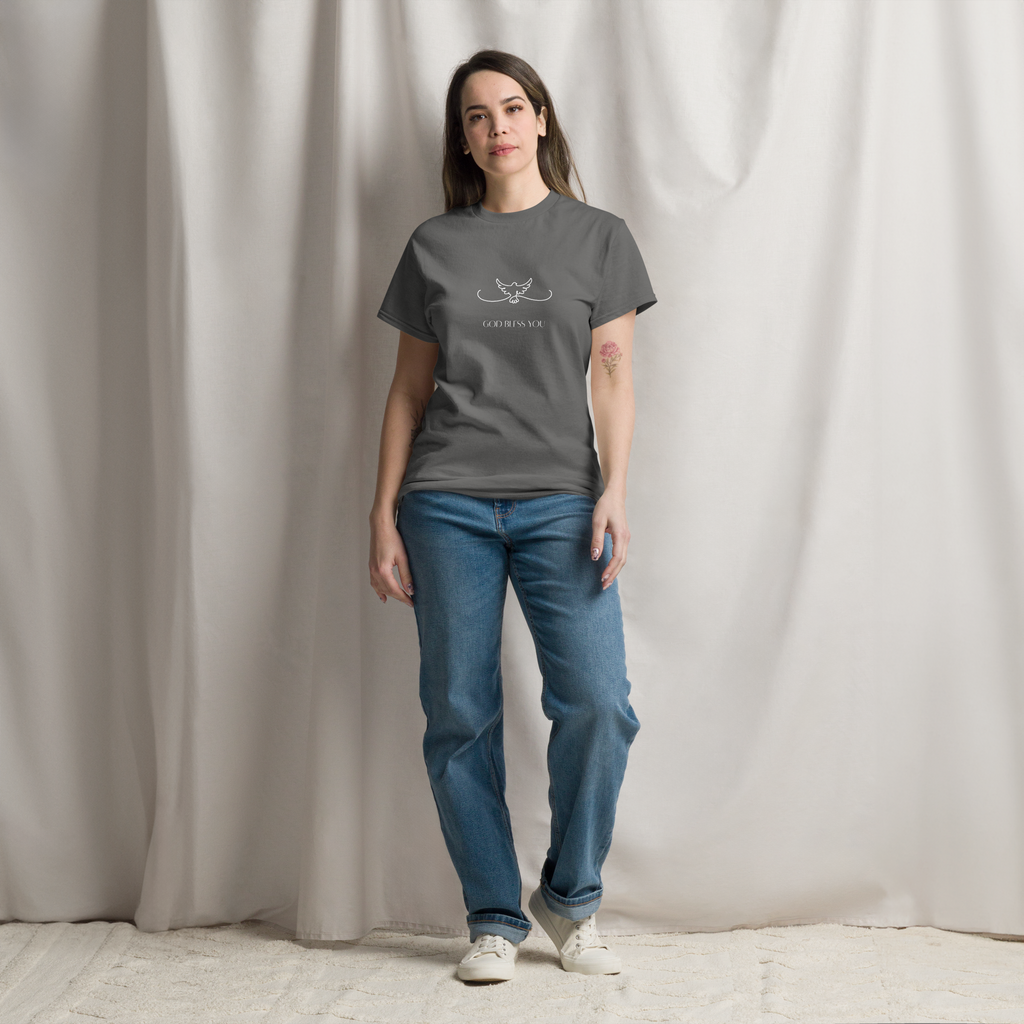 God Bless You Christian T-Shirt | Light Print