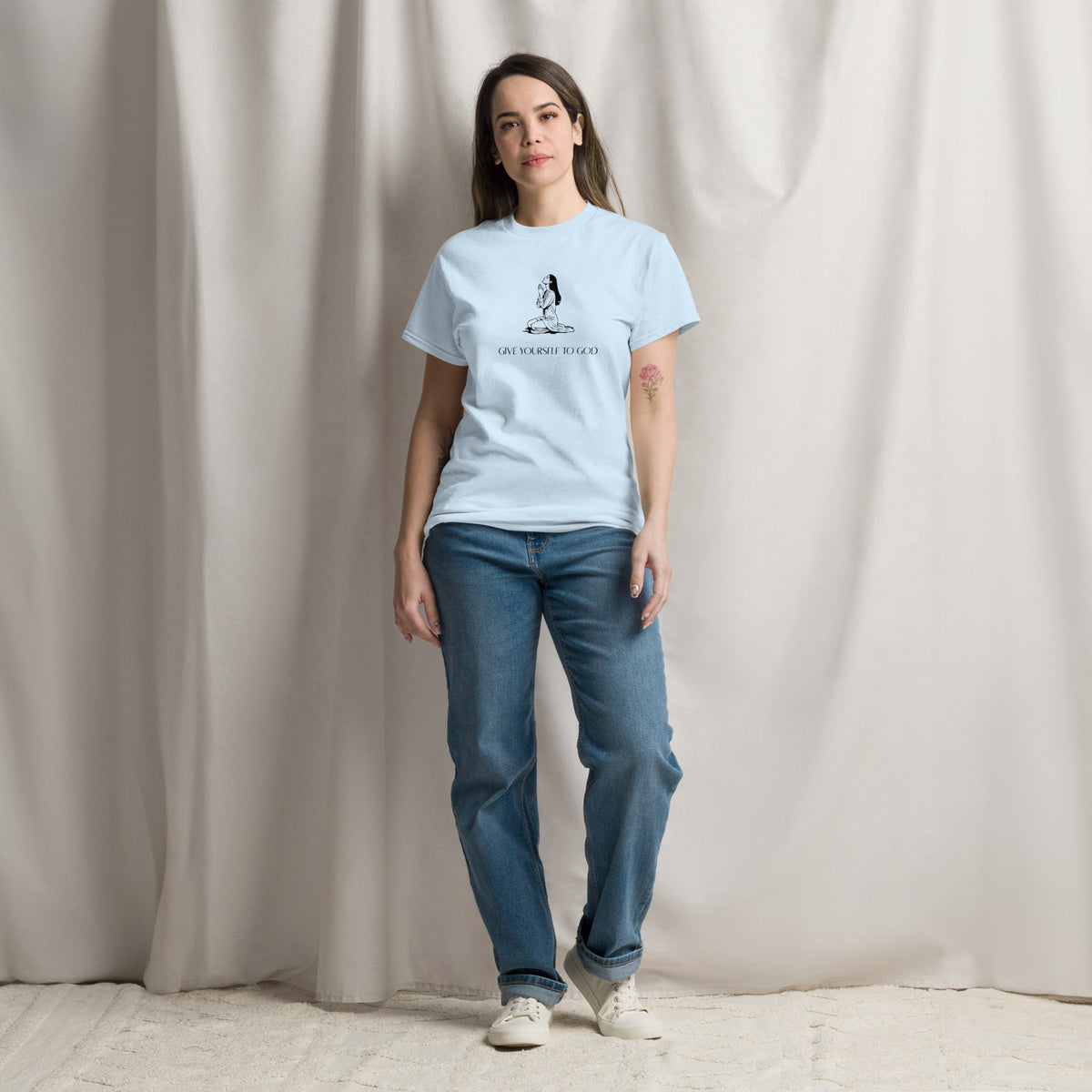 Give Yourself to God Christian T-Shirt | Dark Print