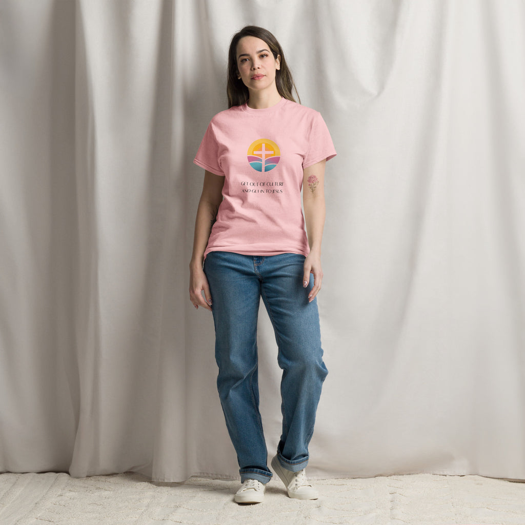 Get Into Jesus Christian T-Shirt | Dark Print