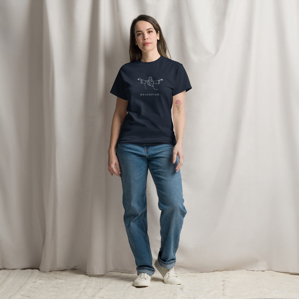 Jesus Loves You Christian T-Shirt | Light Print
